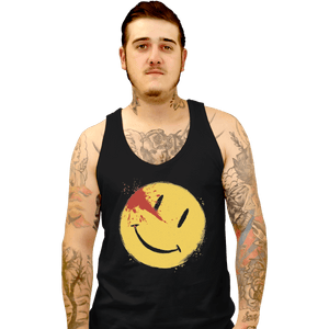 Shirts Tank Top, Unisex / Small / Black Bloody Smile