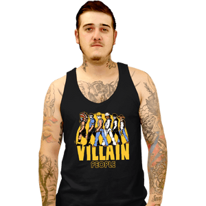 Daily_Deal_Shirts Tank Top, Unisex / Small / Black The Villain People