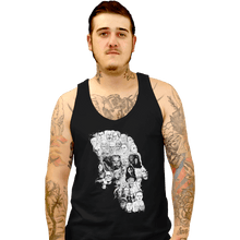 Load image into Gallery viewer, Shirts Tank Top, Unisex / Small / Black Horror Skull
