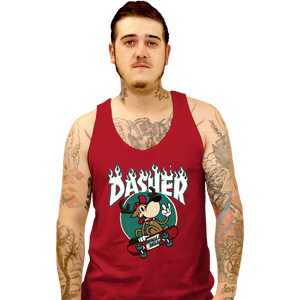 Secret_Shirts Tank Top, Unisex / Small / Red Dasher Thrasher