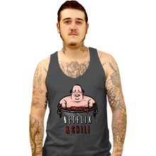 Load image into Gallery viewer, Secret_Shirts Tank Top, Unisex / Small / Charcoal Netflix And Chili
