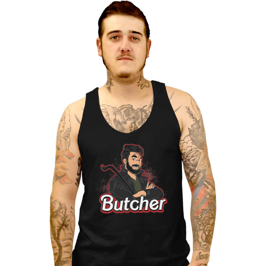 Shirts Tank Top, Unisex / Small / Black Butcher