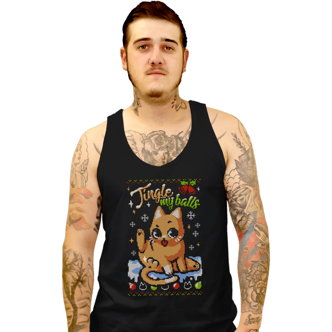Secret_Shirts Tank Top, Unisex / Small / Black Jingle Balls