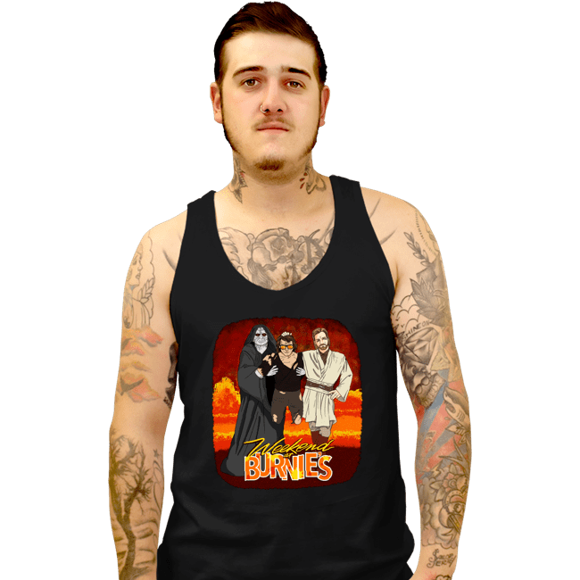 Secret_Shirts Tank Top, Unisex / Small / Black Weekend At Burnies