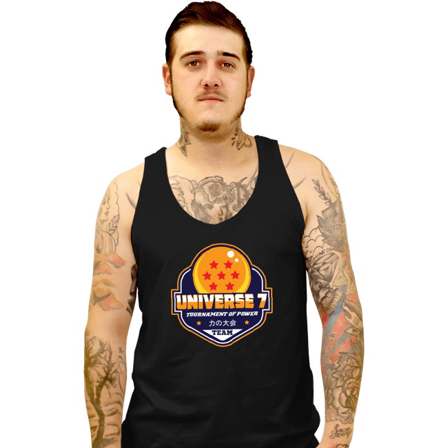 Shirts Tank Top, Unisex / Small / Black Universe 7