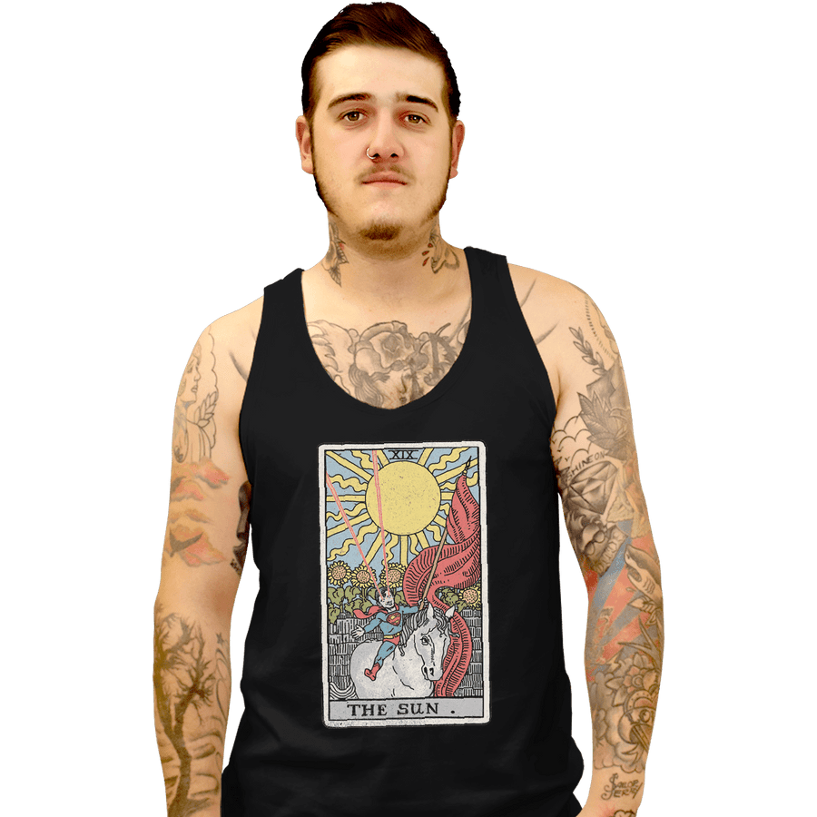 Shirts Tank Top, Unisex / Small / Black The Sun