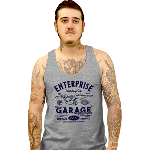 Daily_Deal_Shirts Tank Top, Unisex / Small / Sports Grey Enterprise Garage