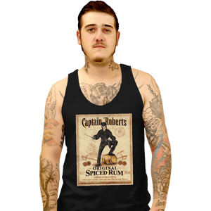 Daily_Deal_Shirts Tank Top, Unisex / Small / Black Captain Roberts Spiced Rum