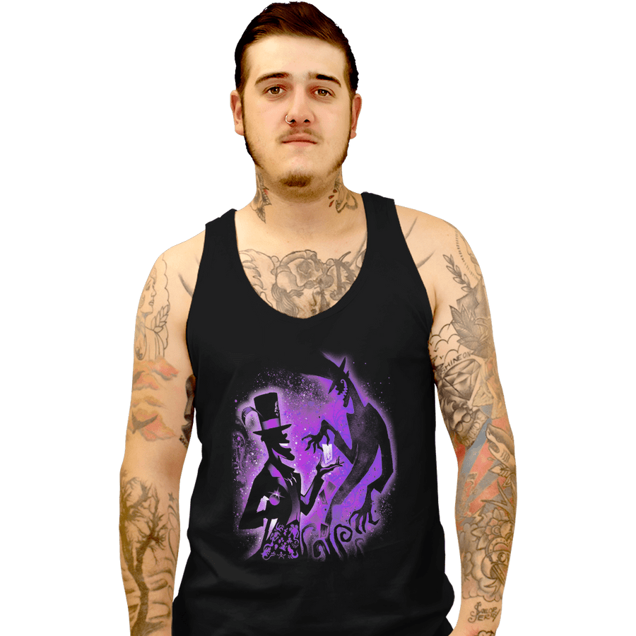 Shirts Tank Top, Unisex / Small / Black Shadow Man