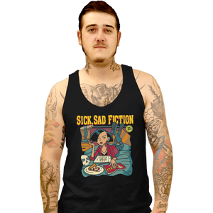 Shirts Tank Top, Unisex / Small / Black Sick Sad Fiction