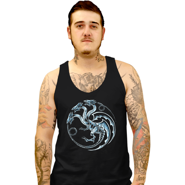 Daily_Deal_Shirts Tank Top, Unisex / Small / Black House Blue Eyes