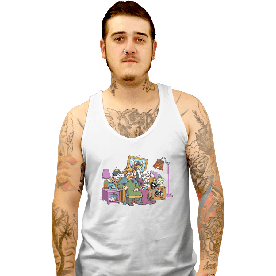 Shirts Tank Top, Unisex / Small / White Disencouchment
