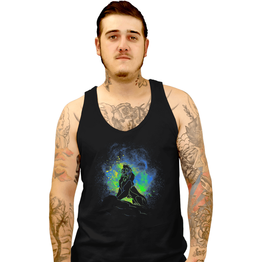 Shirts Tank Top, Unisex / Small / Black Scar Art