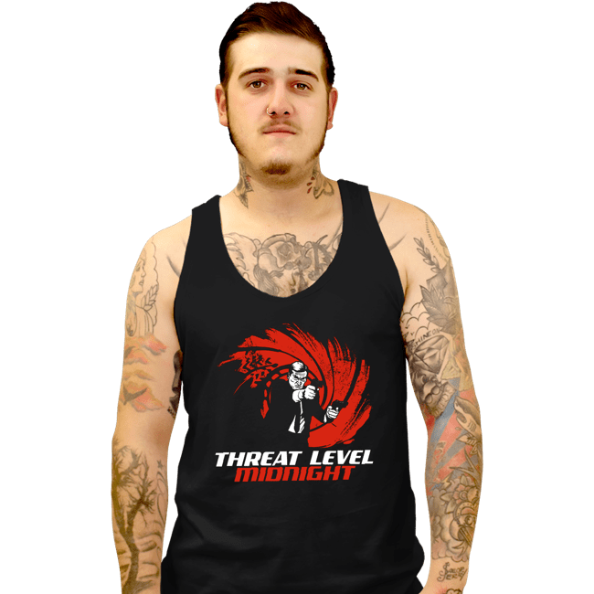 Daily_Deal_Shirts Tank Top, Unisex / Small / Black Double O Threat