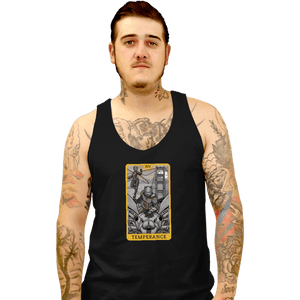 Shirts Tank Top, Unisex / Small / Black Tarot Temperance