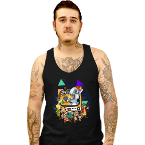 Daily_Deal_Shirts Tank Top, Unisex / Small / Black Saturday Morning Mania