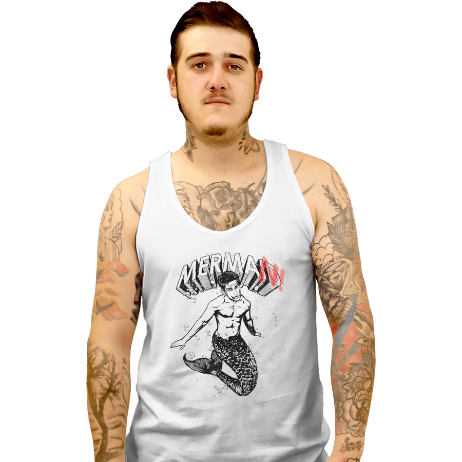Shirts Tank Top, Unisex / Small / White Merman Zoolander