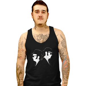 Daily_Deal_Shirts Tank Top, Unisex / Small / Black The Blues Bros