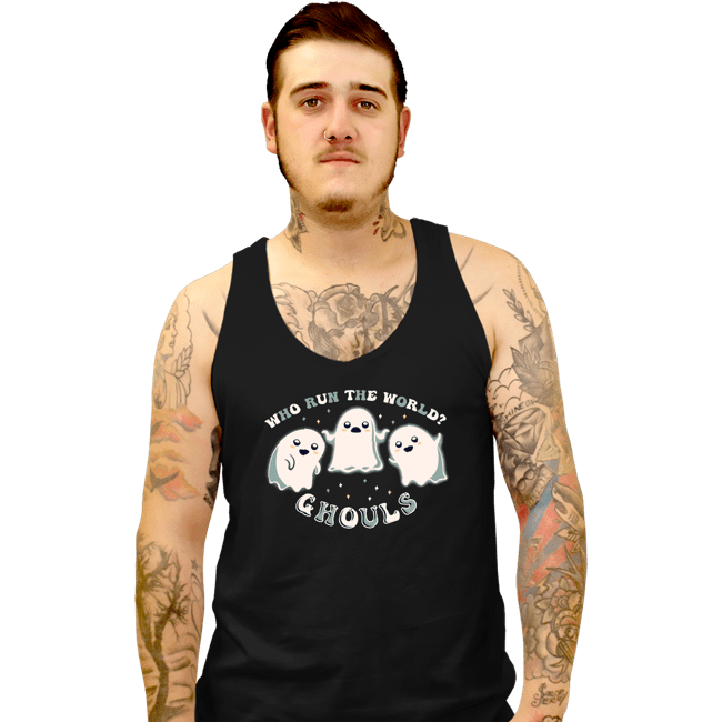 Secret_Shirts Tank Top, Unisex / Small / Black Ghouls