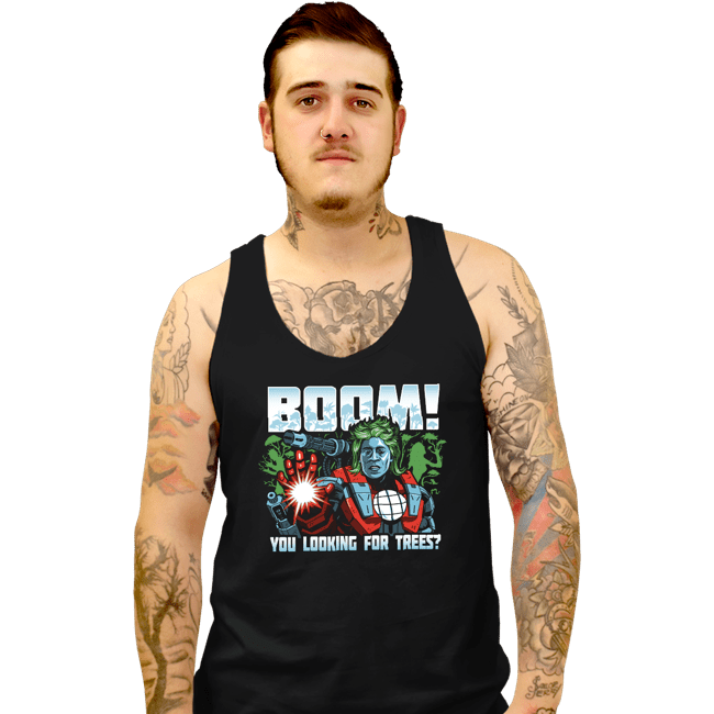 Secret_Shirts Tank Top, Unisex / Small / Black The Captain Machine