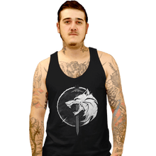 Load image into Gallery viewer, Shirts Tank Top, Unisex / Small / Black Wh1t3 W0lf
