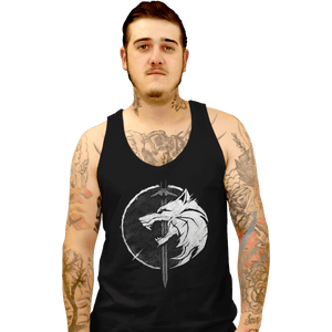 Shirts Tank Top, Unisex / Small / Black Wh1t3 W0lf