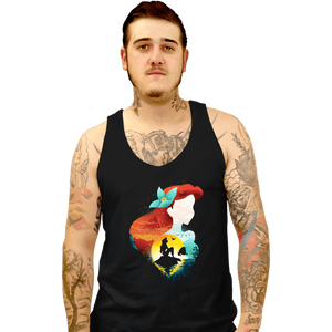 Daily_Deal_Shirts Tank Top, Unisex / Small / Black Ariel Shadow