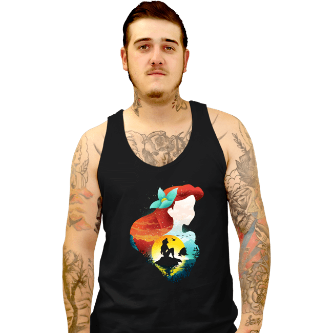 Daily_Deal_Shirts Tank Top, Unisex / Small / Black Ariel Shadow