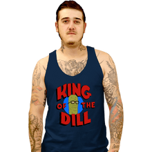 Load image into Gallery viewer, Shirts Tank Top, Unisex / Small / Navy King Of The Dill
