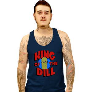 Shirts Tank Top, Unisex / Small / Navy King Of The Dill