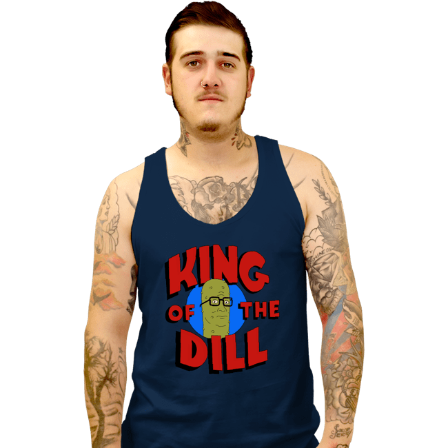 Shirts Tank Top, Unisex / Small / Navy King Of The Dill