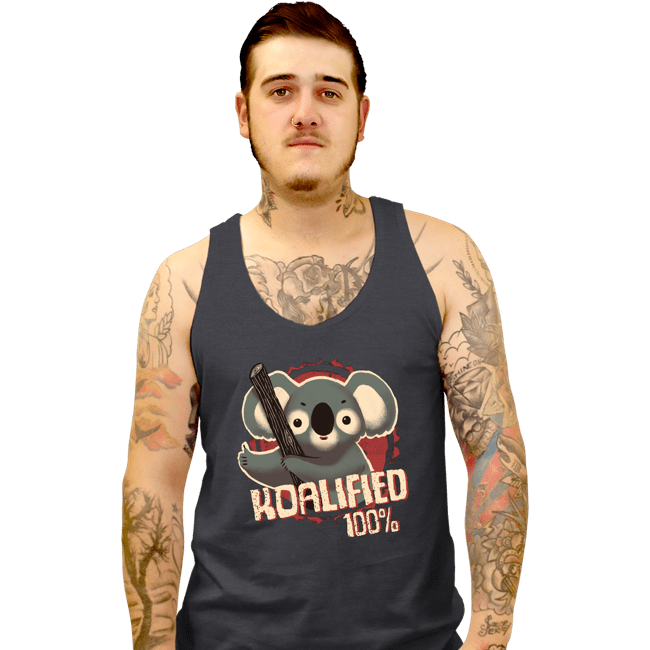 Shirts Tank Top, Unisex / Small / Dark Heather 100% Koalified