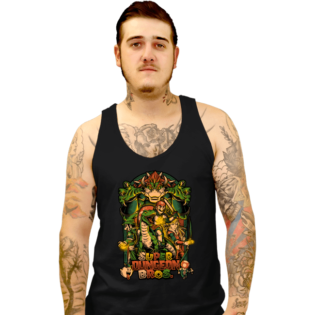 Secret_Shirts Tank Top, Unisex / Small / Black Super Dungeon Bros!