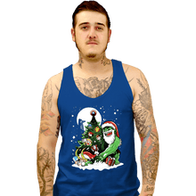 Load image into Gallery viewer, Daily_Deal_Shirts Tank Top, Unisex / Small / Royal Blue Puny God Christmas

