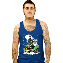 Load image into Gallery viewer, Daily_Deal_Shirts Tank Top, Unisex / Small / Royal Blue Puny God Christmas
