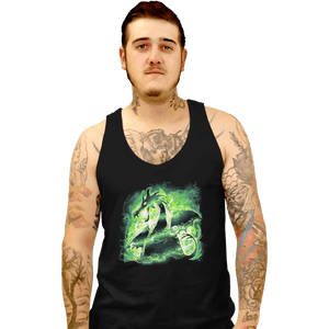 Secret_Shirts Tank Top, Unisex / Small / Black Power Dragon