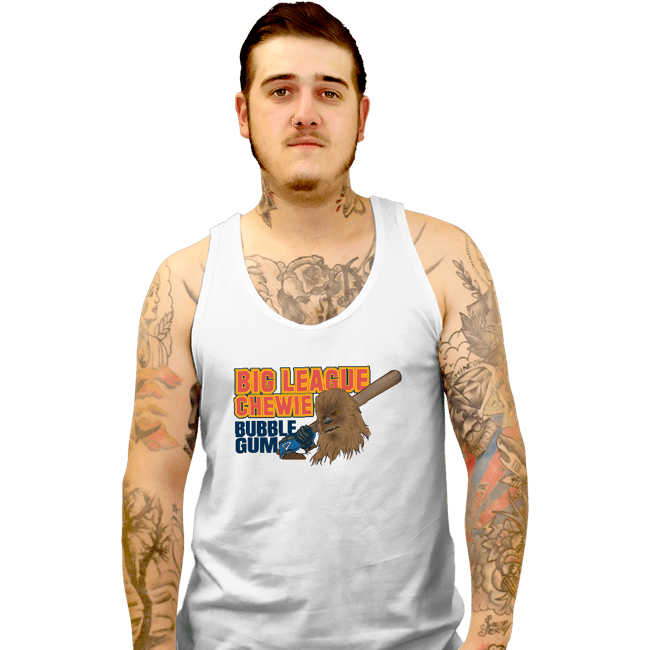 Secret_Shirts Tank Top, Unisex / Small / White Big League Chewie