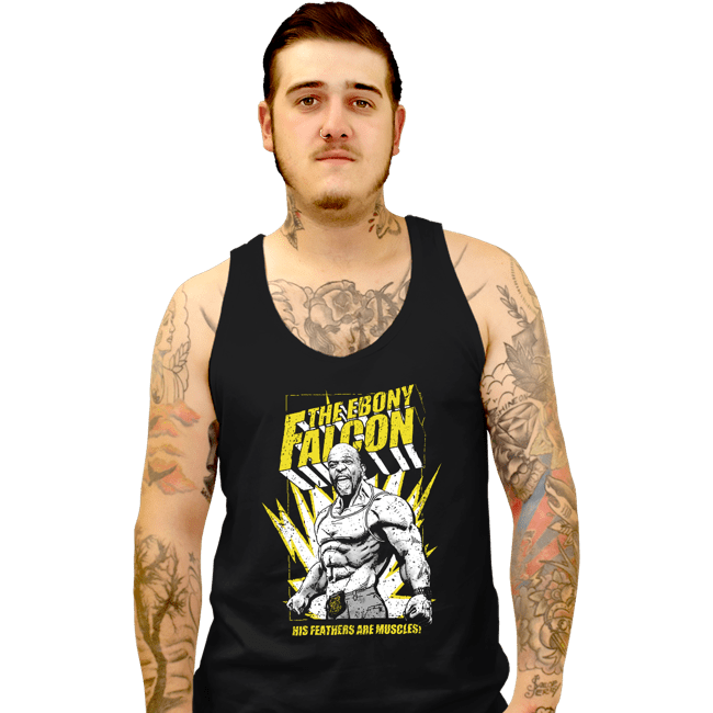 Secret_Shirts Tank Top, Unisex / Small / Black The Ebony Falcon