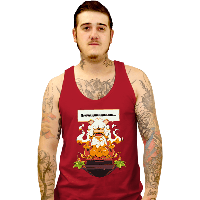 Shirts Tank Top, Unisex / Small / Red Hisuian Growlithe