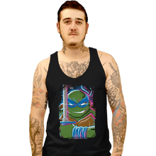Load image into Gallery viewer, Daily_Deal_Shirts Tank Top, Unisex / Small / Black Glitch Leonardo
