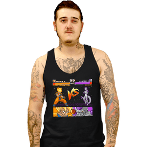 Shirts Tank Top, Unisex / Small / Black Goku VS Frieza