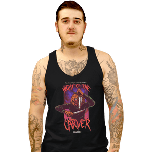 Shirts Tank Top, Unisex / Small / Black Night Of The Carver