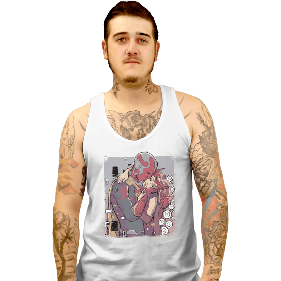 Shirts Tank Top, Unisex / Small / White Wanda Kiss