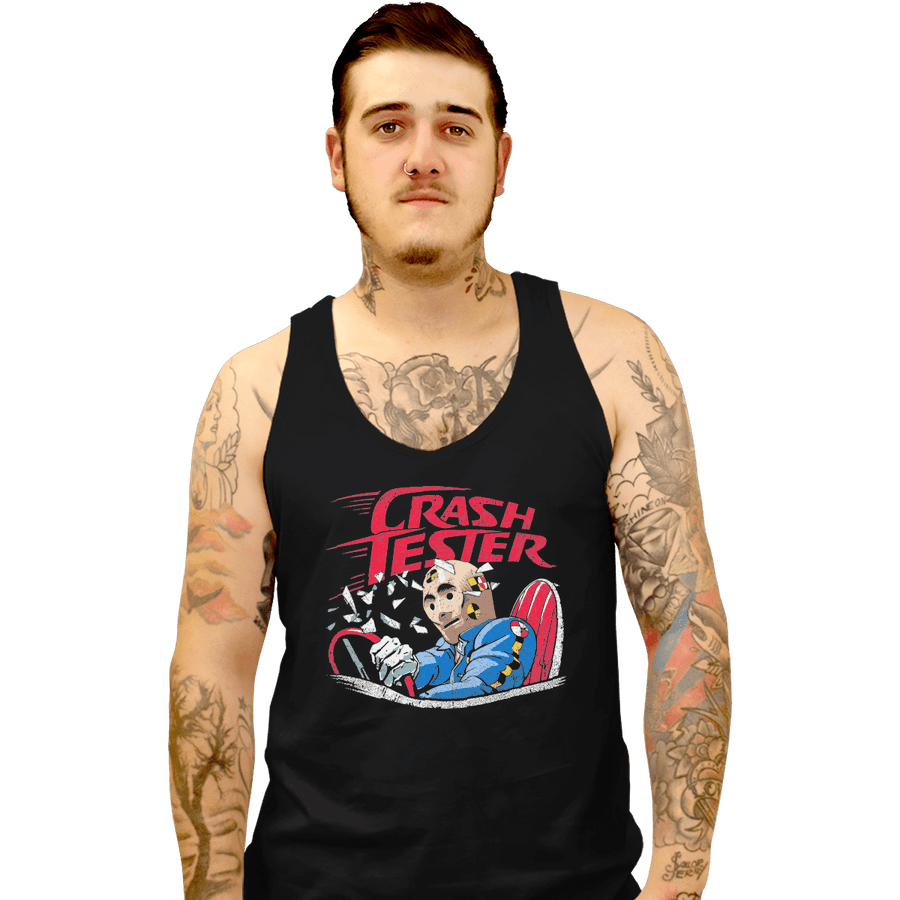 Shirts Tank Top, Unisex / Small / Black Crash Tester