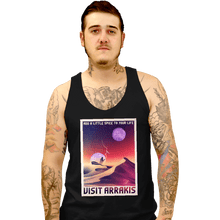 Load image into Gallery viewer, Secret_Shirts Tank Top, Unisex / Small / Black Planet Arrakis
