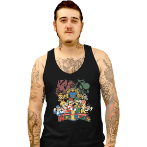 Shirts Tank Top, Unisex / Small / Black Mushroom Rangers