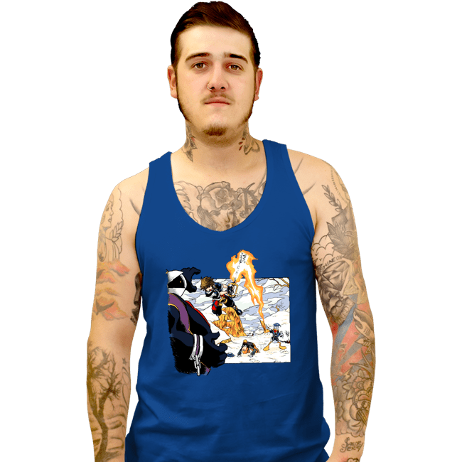 Secret_Shirts Tank Top, Unisex / Small / Royal Blue Chronohearts