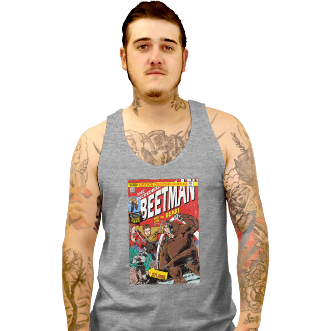 Secret_Shirts Tank Top, Unisex / Small / Sports Grey The Incredible Beetman