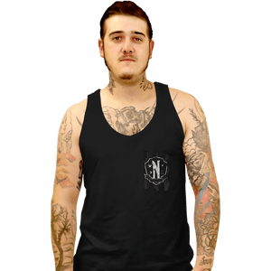 Daily_Deal_Shirts Tank Top, Unisex / Small / Black Nevermore Pocket Print