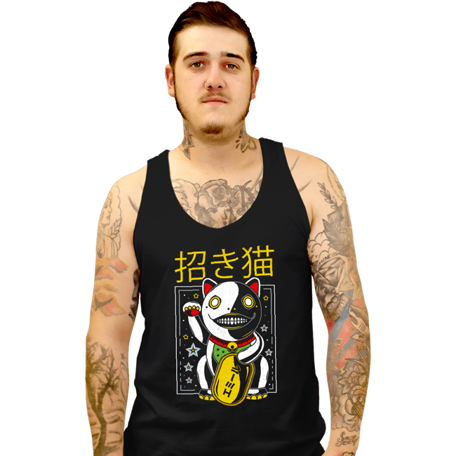 Shirts Tank Top, Unisex / Small / Black Emil Maneki Neko